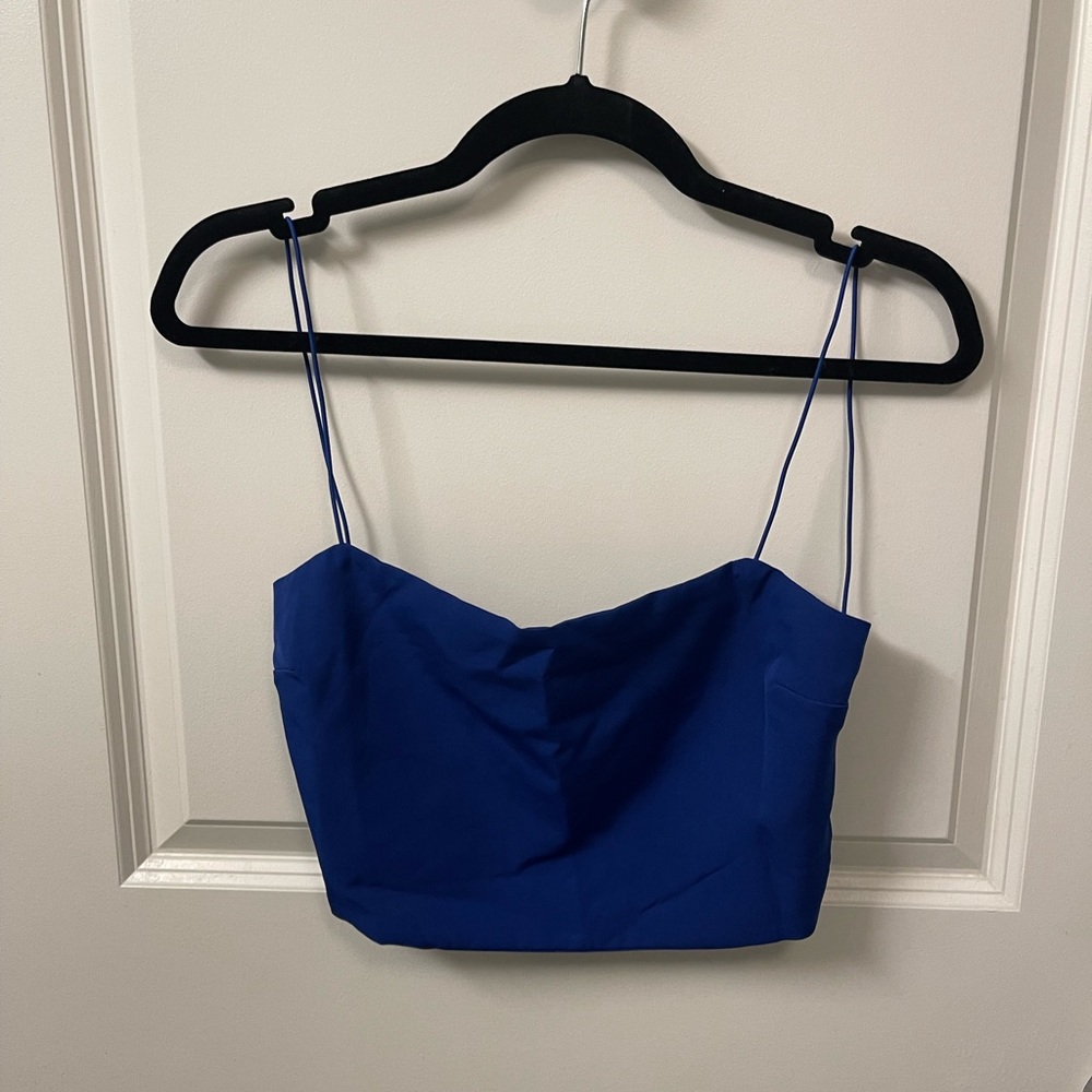 NWOT Tobi backless crop top